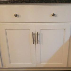 Cabinet Round Knobs 1-1/4-inch Diameter (Nickel)